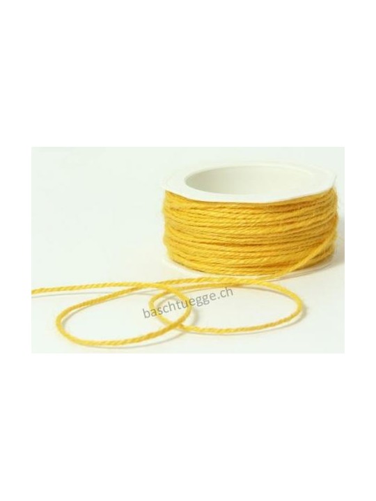 Burlap String - Yellow