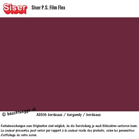 P.S. Film - burgundy