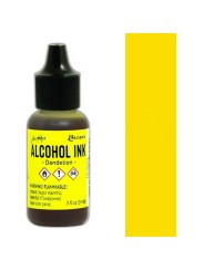 Alcohol Ink - dandelion