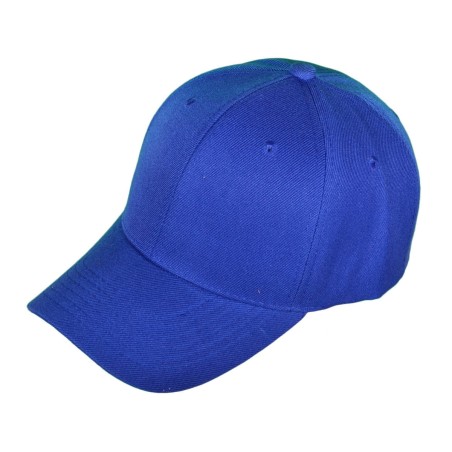Blank Baseball Hats - royal blue