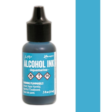 Alcohol Ink - aquamarine