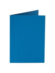 Doppelkarte A6 dunkel blau