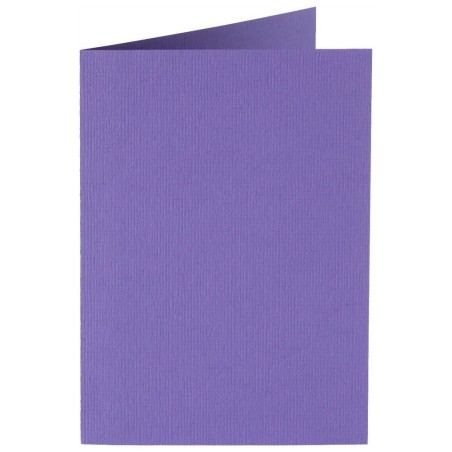 Doppelkarte A6 dunkel violett