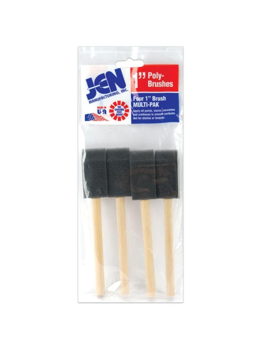Poly-Sponge Brushes 4/Pkg