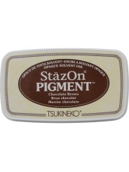 StazOn Pigment Ink Pad - Chocolate brown
