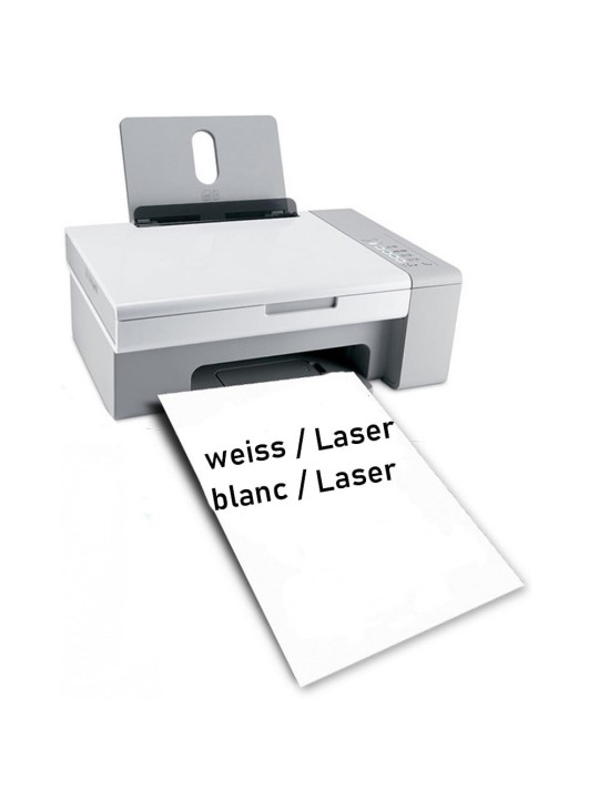 Waterslide Decal Paper white - Laser