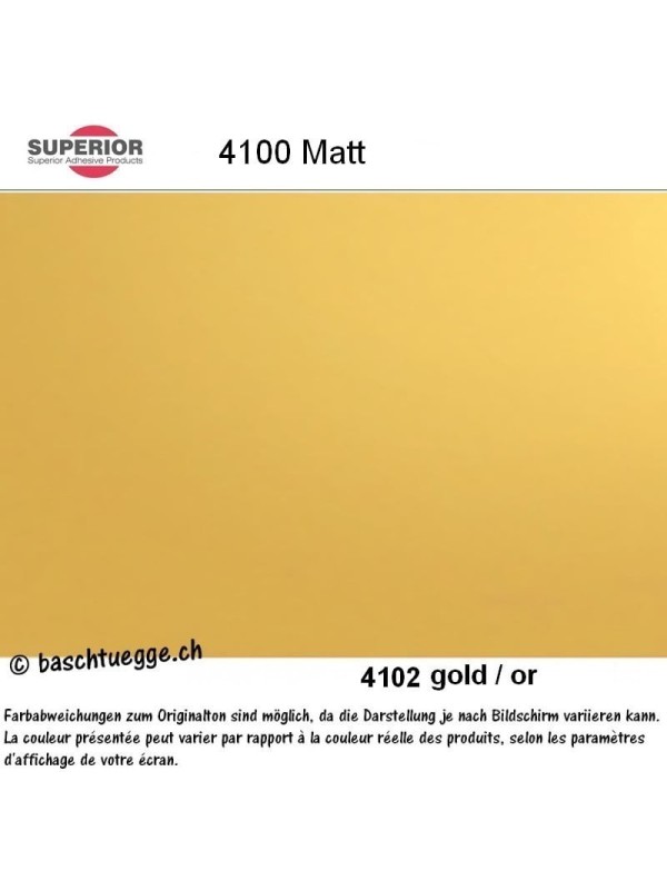 Vinylfolie matt 4100 - gold