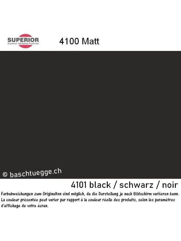 Vinylfolie matt 4100 - black