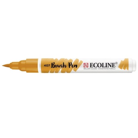 Ecoline - Brush Pen 407 - dunkler ocker