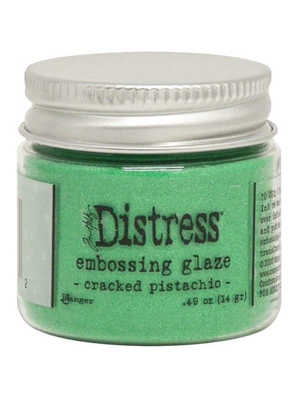 Distress Embossing Glaze - Cracked Pistachio