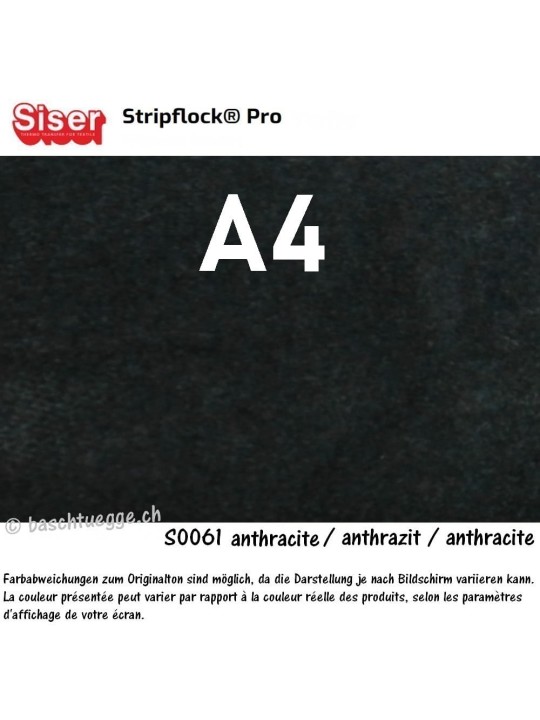 Stripflock Pro - anthracite - A4