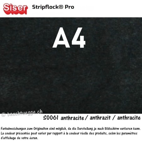 Stripflock Pro - anthracite - A4