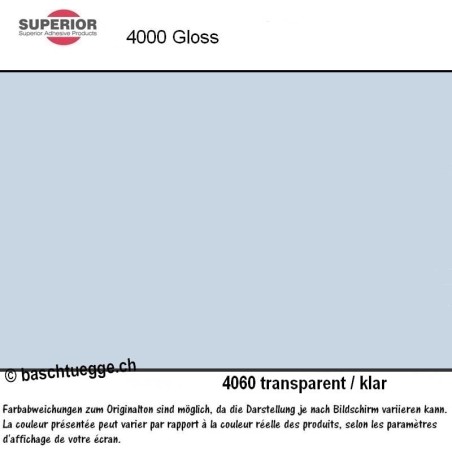 Vinylfolie glanz 4000 - transparent