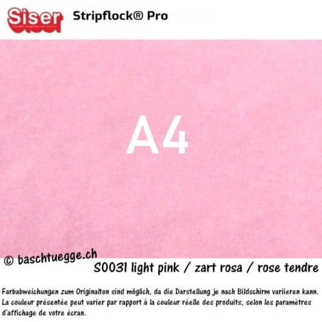 Stripflock Pro - light pink - A4