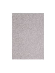 Foam Sheet - Glitter Silver