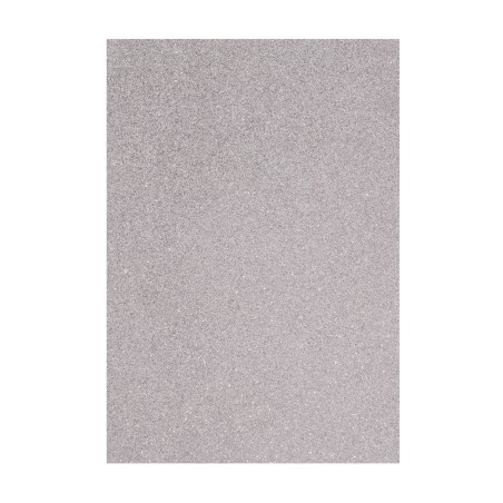 Foam Sheet - Glitter Silver