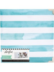 Album - Storyline Watercolor Stripe 8.5"x11"
