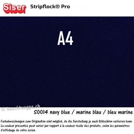 Stripflock Pro - navy blue - A4