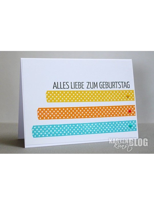 Clear Stamp - Wahi-Tape Alles Liebe