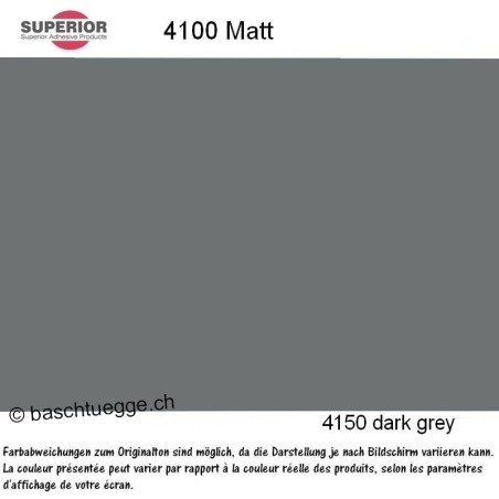 Vinylfolie matt 4100 - dark grey