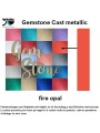 Gemstone Cast metallic - fire opal