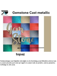 Gemstone Cast metallic - topaz