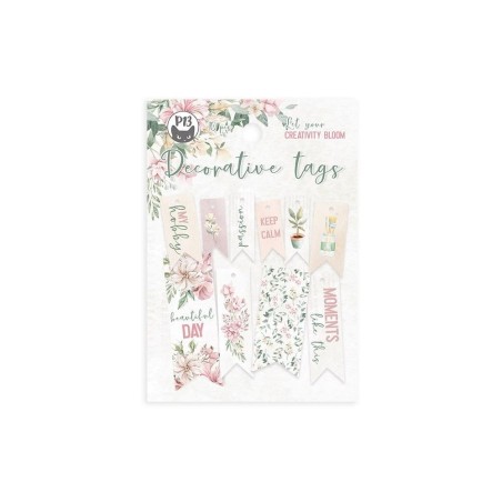 Let Your Creativity Bloom Cardstock Tags