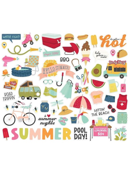 Die Cuts - Summer Lovin' Bits & Pieces