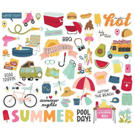 Die Cuts - Summer Lovin' Bits & Pieces