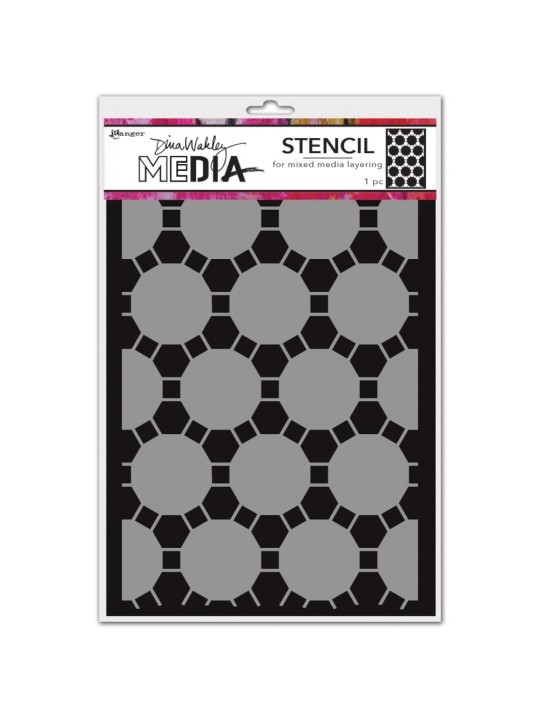 Media Stencil - Connected Dots