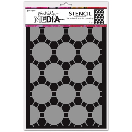 Media Stencil - Connected Dots