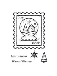 Clear Stamp - Singles Snow Globe