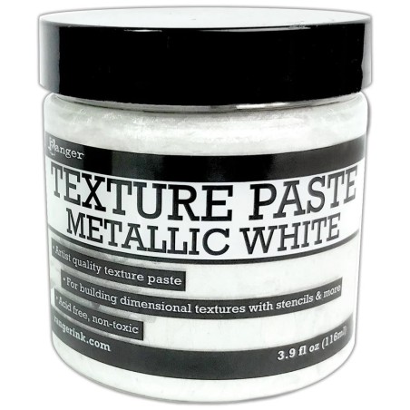 Distress Texture Paste - Metallic White