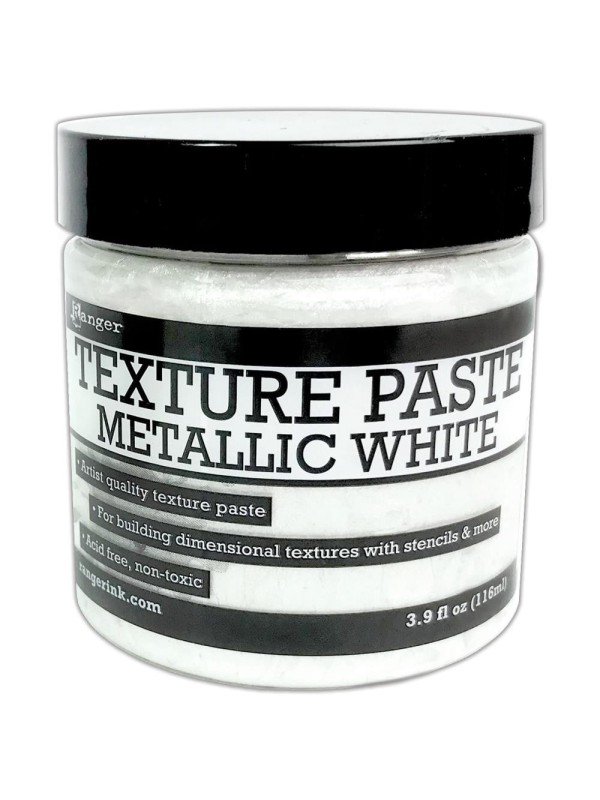 Distress Texture Paste - Metallic White