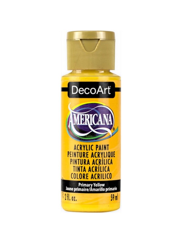 Americana Acrylic Paint - Primary Yellow