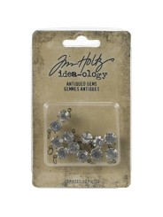 Charms -  Antiqued Gems