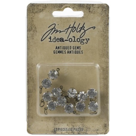 Charms -  Antiqued Gems