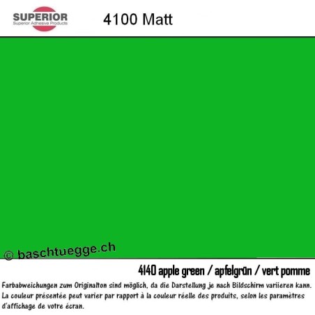 Vinylfolie matt 4100 - apple green