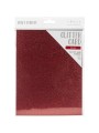 Craft Perfect Glitter Cardstock - Ruby Ritz