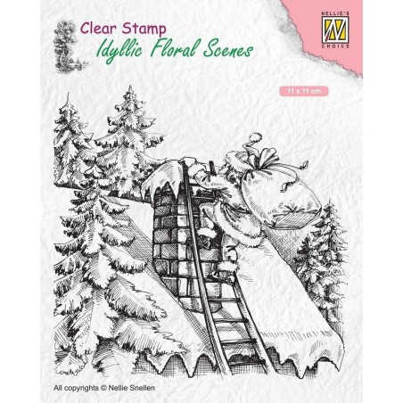 Clear Stamp - Santa Claus At Work