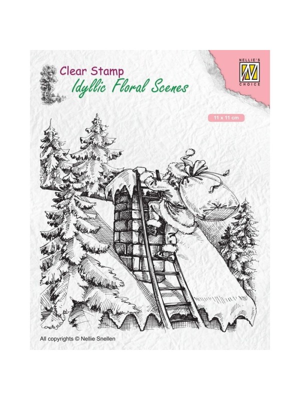 Clear Stamp - Santa Claus At Work