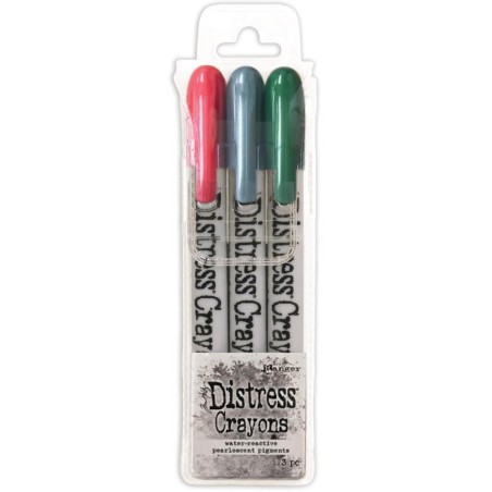 Distress Crayons Pearl Set - Holiday Set 3