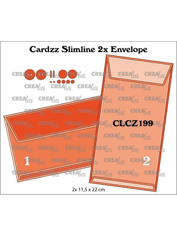 Cardzz Slimline 2x Envelope