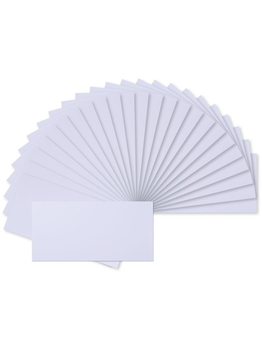 Cards - white - 11x22cm