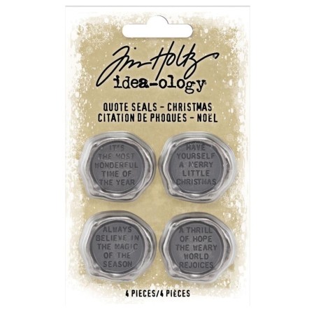 Metal Quote Seals - Christmas