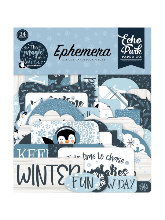 The Magic Of Winter Ephemera Cardstock Die-Cuts