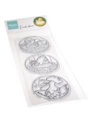 Clear stamp - Hetty's Peek-a-boo Chicken Family