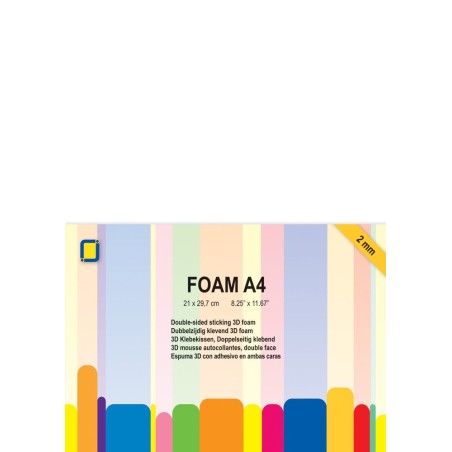 3D Foam A4 2mm / white
