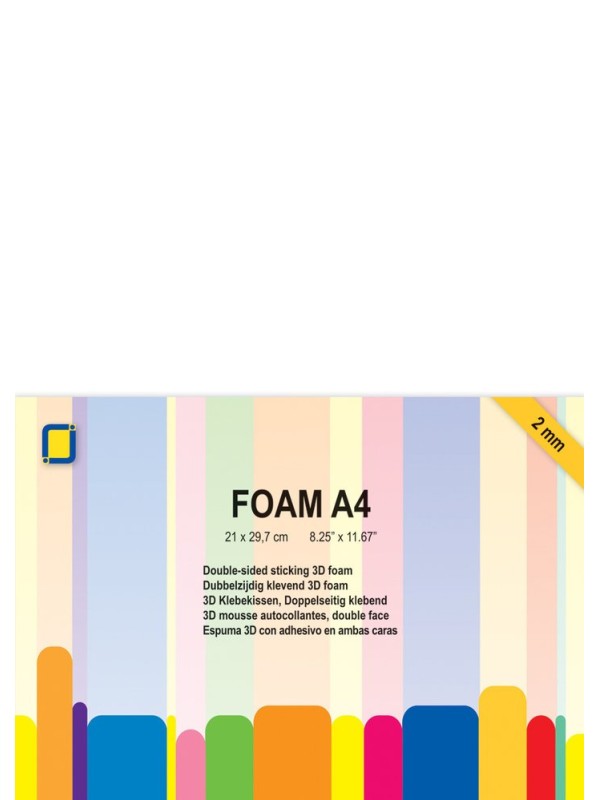 3D Foam A4 2mm / white