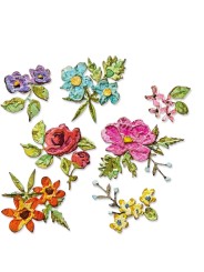 Thinlits Die Set - Brushstroke Flowers Mini